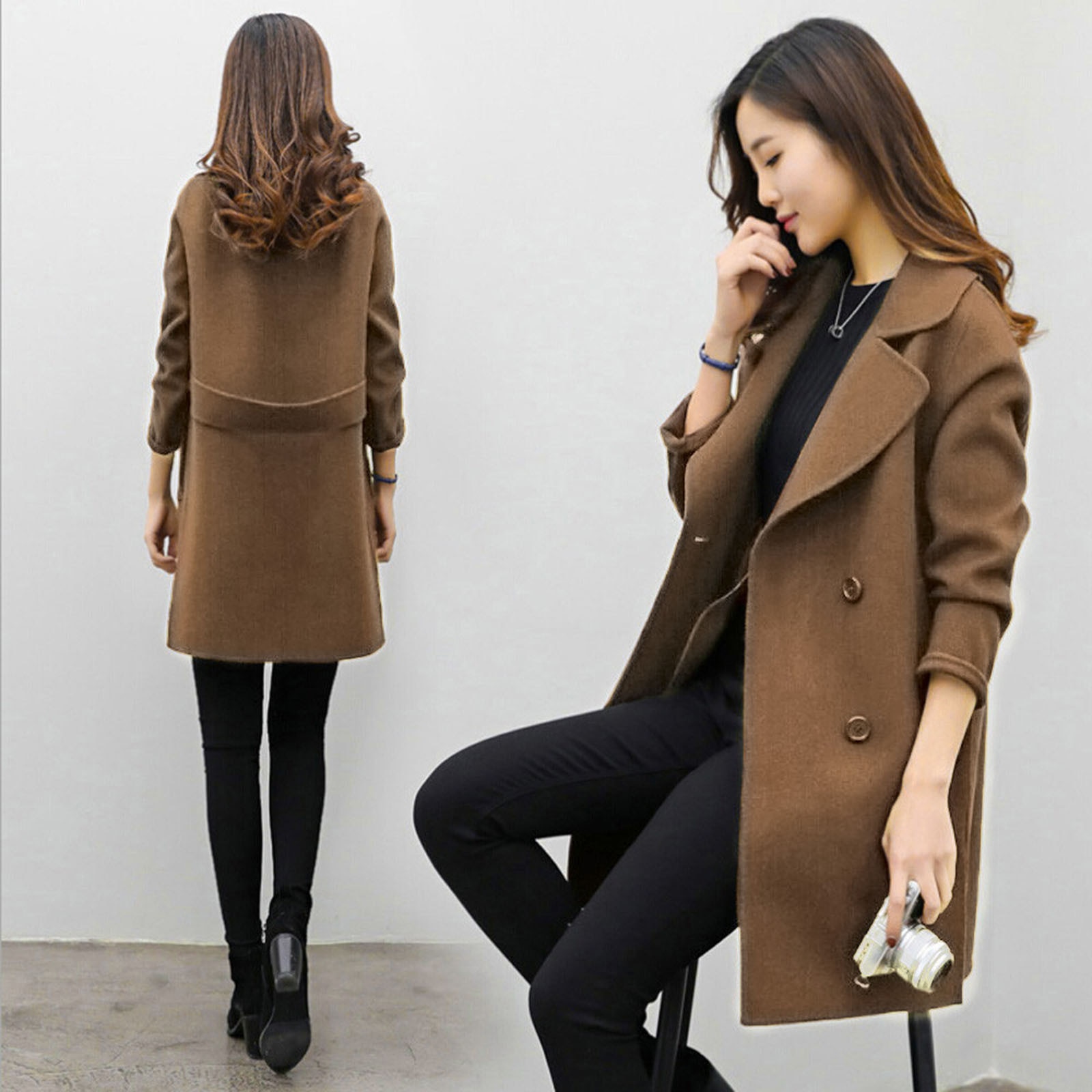 Veste Femme Jaqueta Feminina femmes automne hiver Veste Veste décontractée Parka Cardigan mince manteau pardessus Chaquetas Mujer