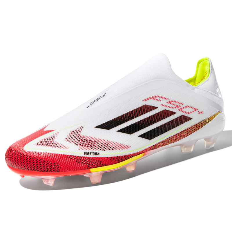 Men‘s TF/FG Football Boots High Top Soccer Shoes Comfortable Breathable Grass Non-Slip Training Sneakers Outdoor Footwears: WHITE / 40