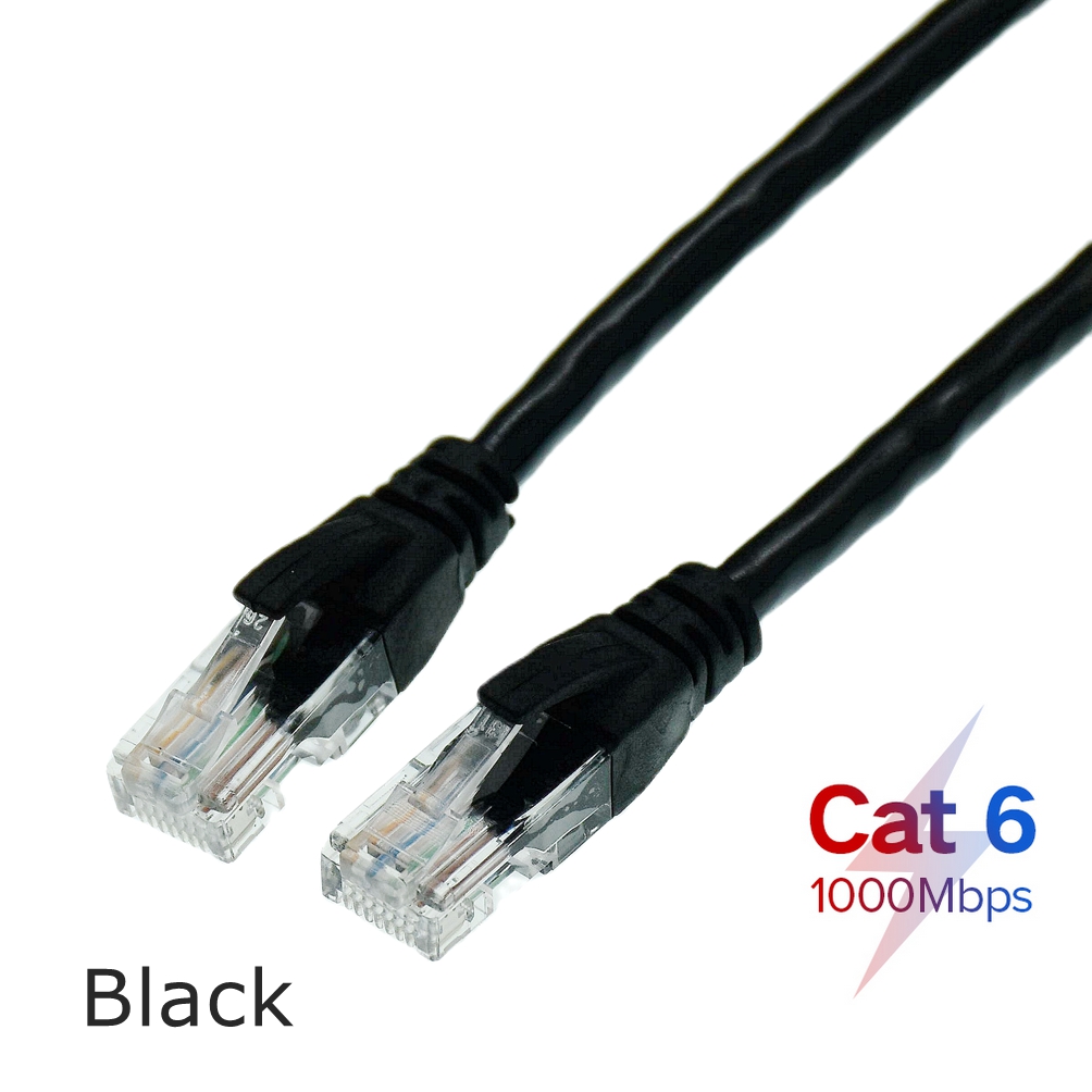 Short CAT6 RJ45 CAT 6 CAT6e cat5a UTP Ethernet Network Router Modem Cable Male to Male RJ45 Patch LAN cable Cord 15cm 30cm 1m: black / >100m