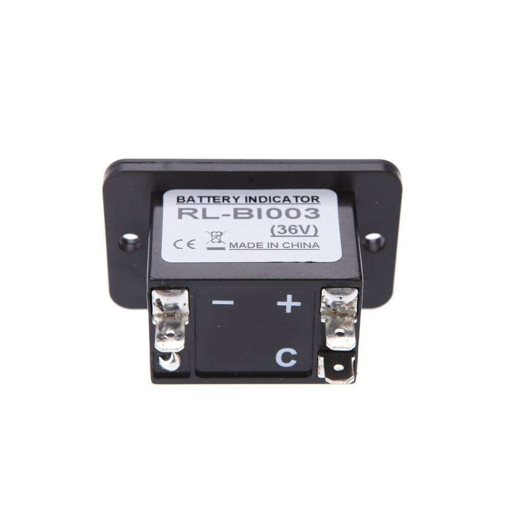 Indicador de batería 10 barras LED CC 6-120V, medidor de voltaje de batería de litio, resistente al agua, para coche y motocicleta