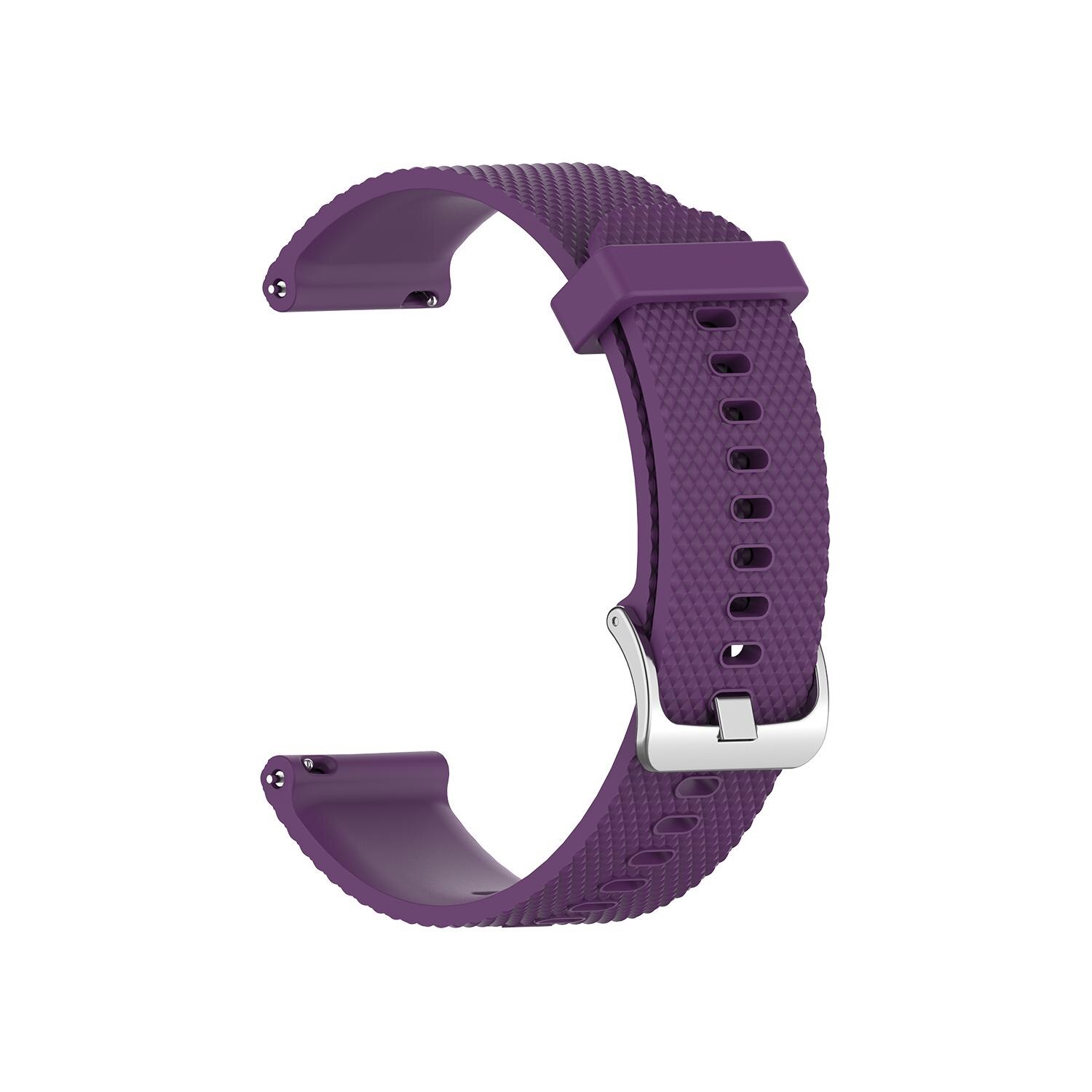 10 colori 18 MILLIMETRI Cinturino In Silicone Per Garmin Vivoactive 4 4S Smart Cinturino di Vigilanza Texture Sport Watch band Banda di Ricambio braccialetto TSFH: 4