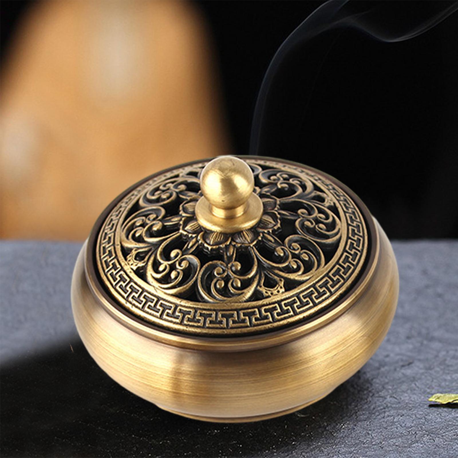Pure Copper Incense Burner Incense Seal Tools Sandalwood Powder Furniture Relax Yoga Office