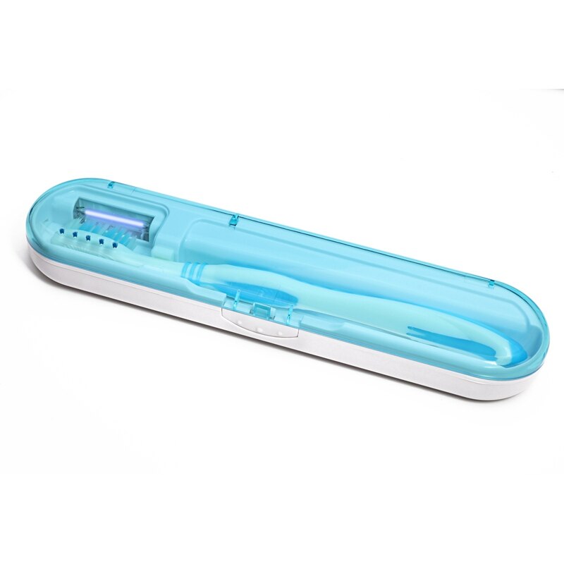Portable Uv Tandenborstel Sterilisator Elektrische Tandenborstel Voor Reizen/Business/Home Steriliseren Effect Tot 99.9%: Default Title