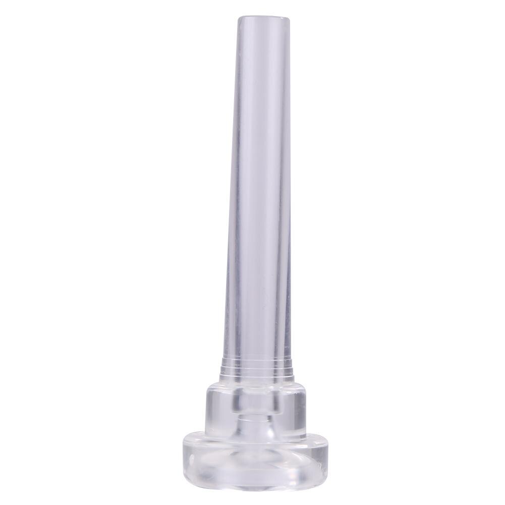 Boquilla de trompeta plástica 3C para principiantes, accesorios de trompeta Musical, partes y accesorios de instrumentos de latón amarillo blanco: 6