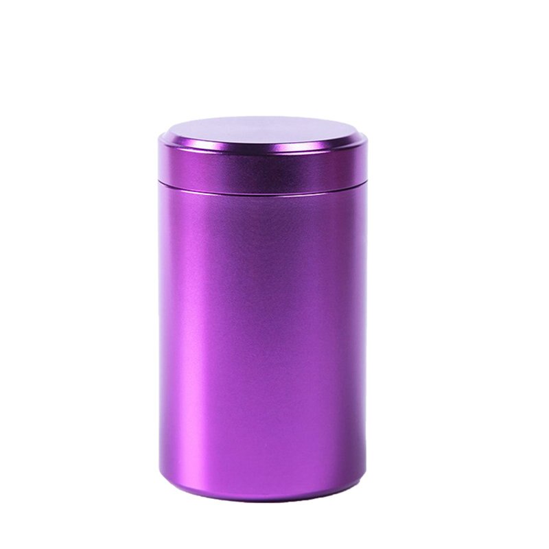 O metal de alumínio anodizado multifuncional selou a lata, pacote portátil do chá do curso da cor sólida pode produto prático do agregado familiar