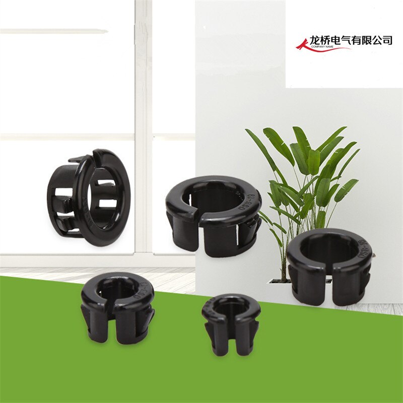 OSB 1 tipo abierto de manga de alambre de protección de plástico nylon protector de Bobina cable hebilla tipo Alambre de protección caja de distribución agujero enchufe