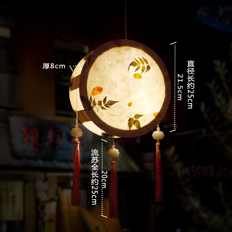 DIY chiński latarnia pałac w stylu Retro przenośny kwiat światła lampy Party świecące latarnie na Mid-Autumn Festival prezent: M