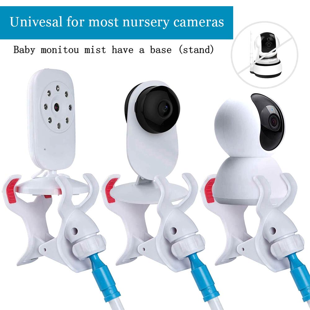 Universal Baby Monitor Holder with Velcro Strap Flexible Baby Camera Mount Shelf Safer Monitor Stand for Your Baby 40JP02: Default Title