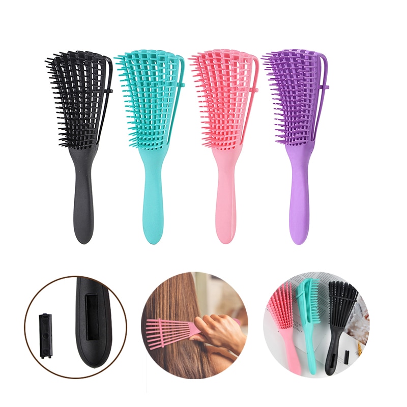 Massage Detangling Vrouwen Haar Borstel Haar Hoofdhuid Massage Kam Nat Krullend Haarborstel Kappers Styling Tool Nat Krullend Haar Borstel