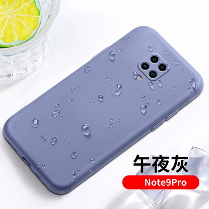 Voor Xiaomi Redmi Note 9S Case Zachte Vloeibare Siliconen Slim Skin Beschermende Cover Case Voor Xiaomi Redmi Note 9 Pro Max Note9S: For Redmi Note 9 Pro / gray