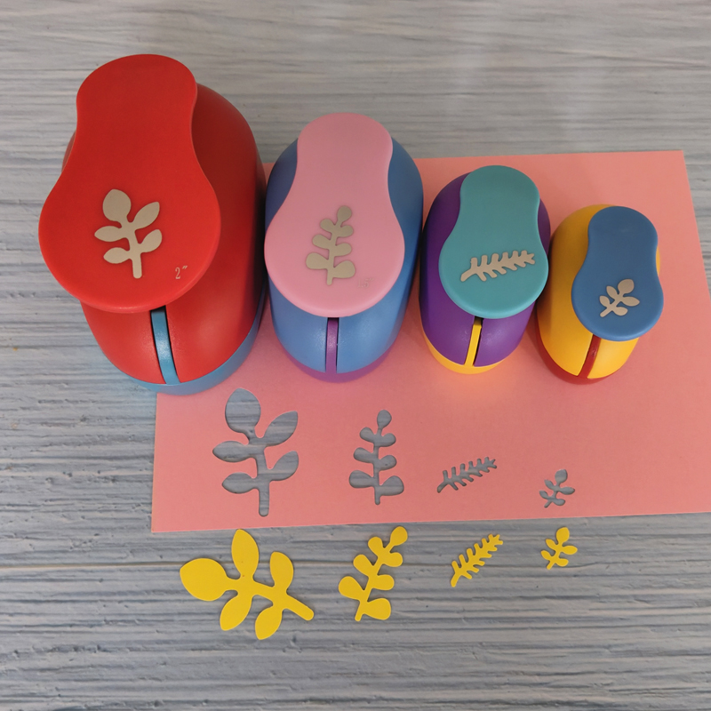 Perforadora de hojas hecha a mano, herramienta para manualidades y álbumes de recortes, perforadora de papel para decoración de galería de fotos, perforadoras de tarjetas de DIY, dispositivo de estampado