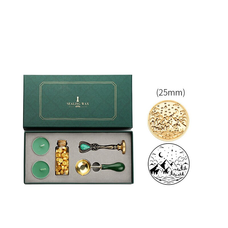 Sealing Wax Stamp Set Wedding Invitation Card Envelope Sealing wax Thank You Letter Wax Dipping Pot Decoration Crafts Making Too: 07