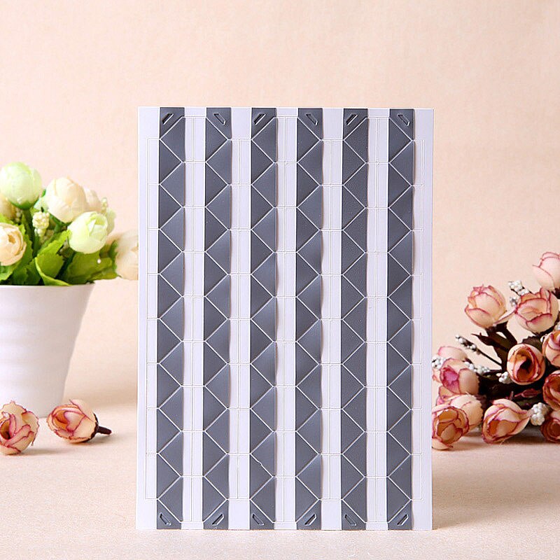 1 Set Foto Hoek Stickers Albums Decor Foto Corner Protector Pvc Frame Scrapbooking Decoraties 102 Pcs: 9