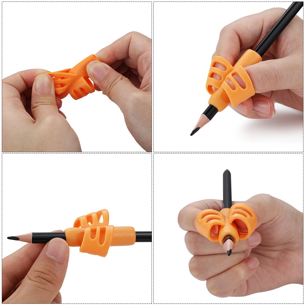 16Pcs/pack Pencil Holder Grip ChildrenPen Handle Rod Handwriting Aid Guide Hold Pen Posture Correction Stationery