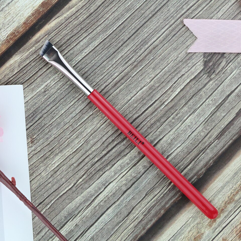 BEILI – Pinceau de maquillage pour les sourcils, professionnelle, pour application d'eye-liner, 1 pièce,