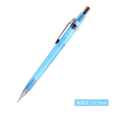 1 cps limited edition japan pentel  p205cl gennemsigtig stang automatisk blyant 0.3/0.5mm tegneblyant: 0.5 lyseblå