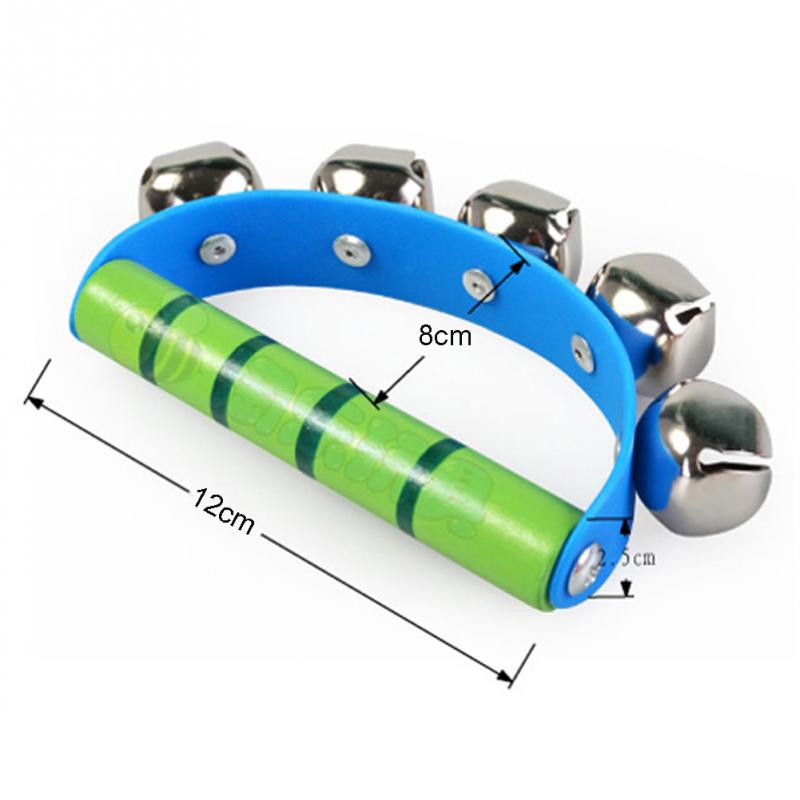 Musical Instrument Hand Held Tambourine Jingle Shaking Tambourine Rhythm Percussion Instrument For Baby Kid
