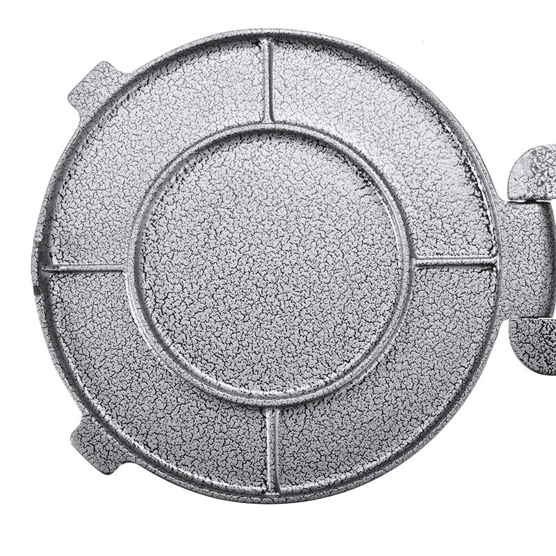 Herramienta plegable para hacer tortillas, utensilio para hacer pasteles y pasteles de aluminio pesado de 8 pulgadas, utensilios para hornear y hacer pasteles, con mango de lona