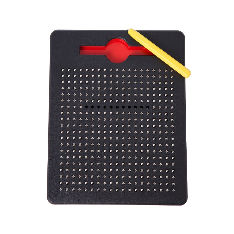 Magnetische Zeichnung Tablet Tragbare Rot Schwarz Magnetische Magnet Pad Zeichnung Bord Pädagogisches Spielzeug für Kinder: small pad black