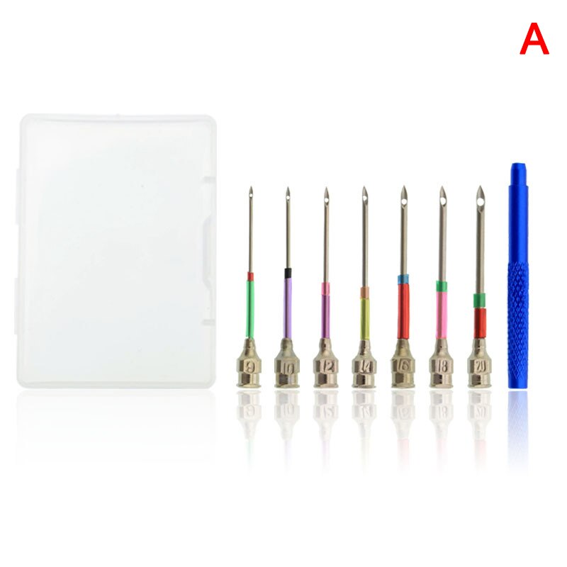 Punch Needle Tool 7/10/3 Sizes Embroidery Punch Needle Threader for Embroidery Floss Poking Cross SMR88