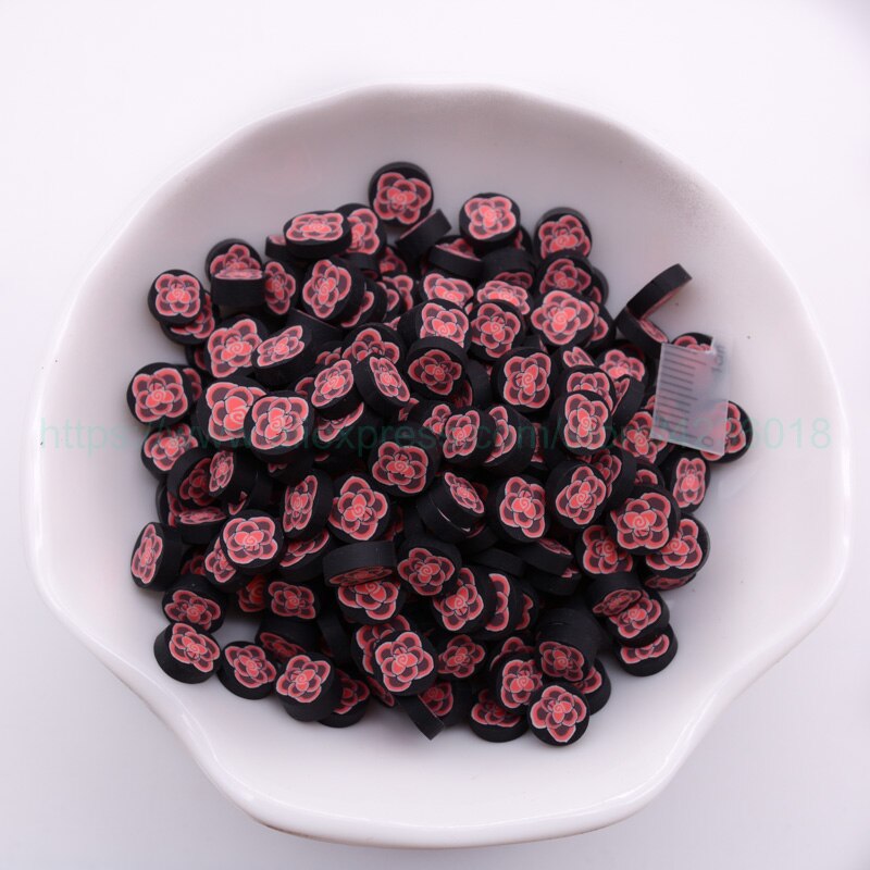 65g tamaño medio Fimo, rociadores de barro colorido para dulces para manualidades, DIY, decoración para scrapbook, relleno de barro cristalino: 8.