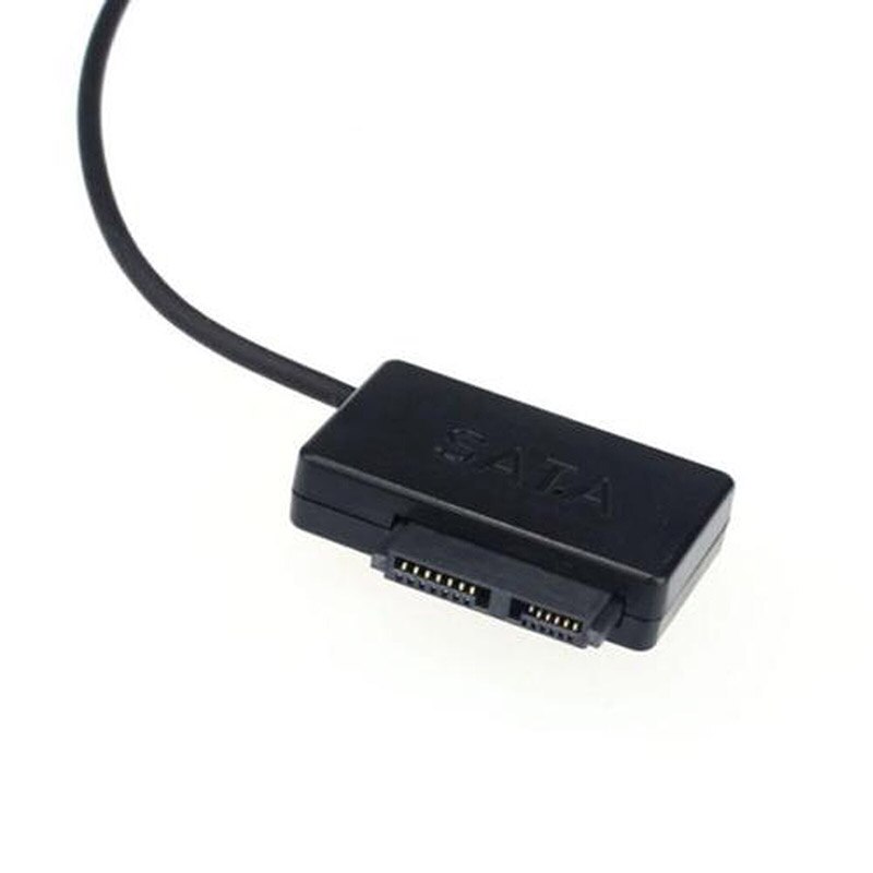 schlank SATA zu USB 2,0 Adapter kabel für Computer DVD Adapter seriell ATA 7 + 15 22Stift männlichen zu schlanke 7 + 6 13Stift weibliche Adapter