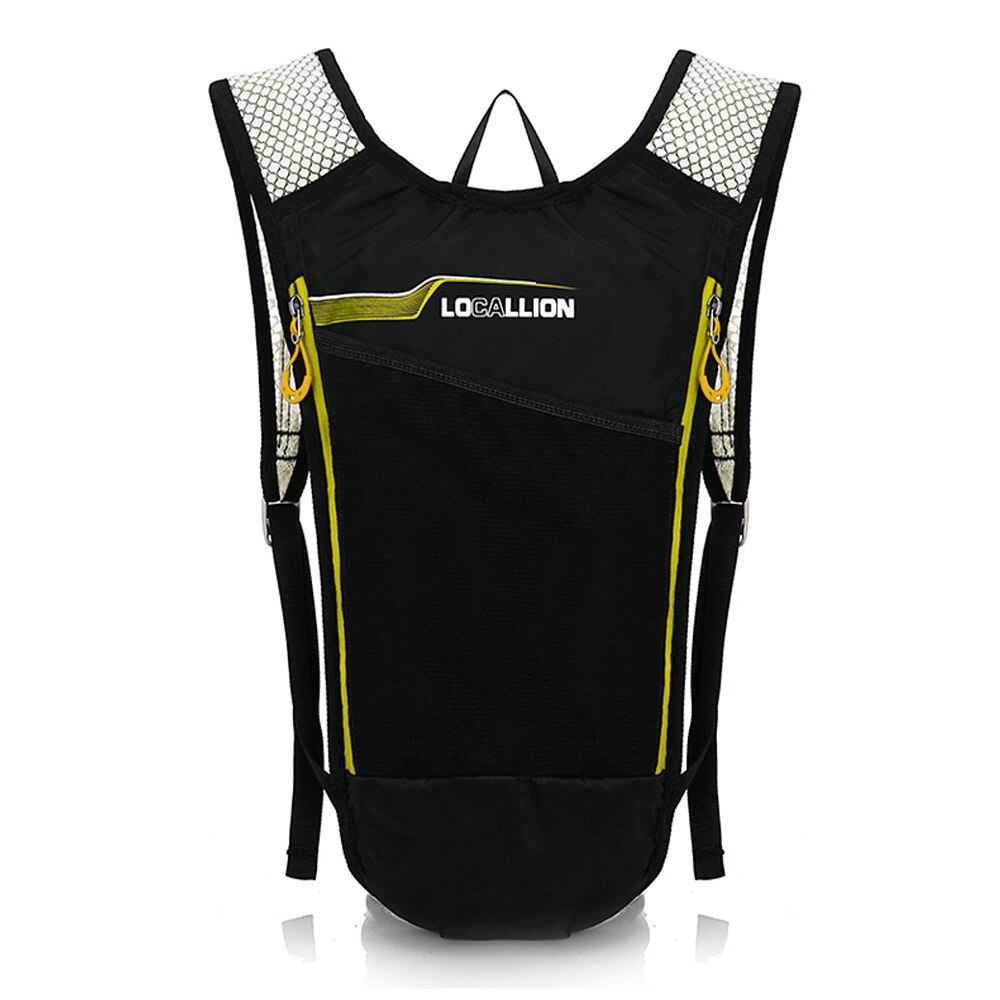 Outdoor Sport Bag 5L Ultralight Cycling Backpack Hiking Climbing Travel Hydration mini Bicycle Bags Backpacks: Yellow