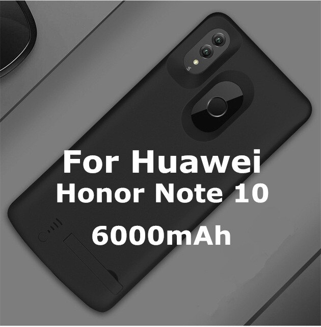 Ntspace 6000 Mah Power Bank Case Voor Huawei Honor Note 10 5000 Mah Backup Battery Charger Gevallen Voor Huawei Honor spelen Batterij Case: 6000mAh For Note 10