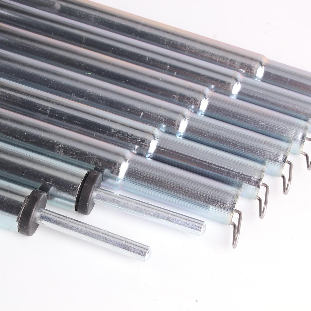 Tent Rods Outdoor Camping Tent Equipment Canopy Tarp Poles Canopy Support Rods Iron Canopy Awning Frame Camping Tent Accessories