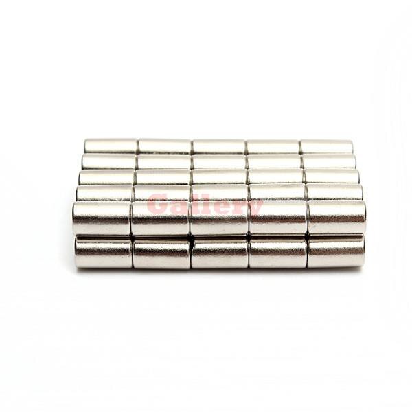 100 piezas N50 fuerte imanes de neodimio disco 6x10mm