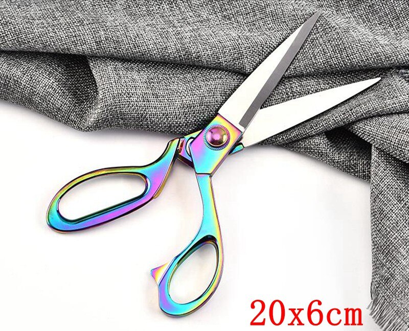 Ciseaux de tailleur | Ciseaux de tailleur, ciseaux de couturier, ciseaux de découpe, ciseaux professionnels en tissu, lame en acier inoxydable: WHITE