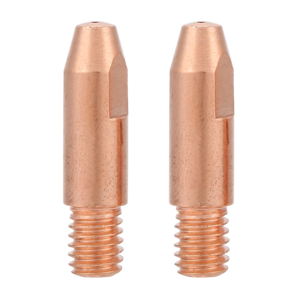 20 stuks koperen contactpunten  m6 voor binzel 24kd mig/mag lasmondstukken toortspunt voor binzel gasmondstuk