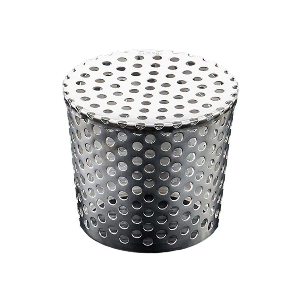 Drainage Cover Floor Drain Wall Insert Anti-blocking For Rooftop Balcony Outdoor Rain Bucket 50-200mm Practical