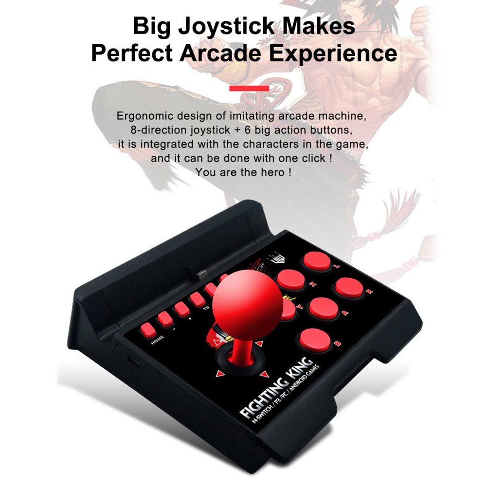 USB C Wired Mini Joystick Handheld Controller für N-Schalter/PS3/PC/Android mit Empfänger Gamepad USB Empfänger