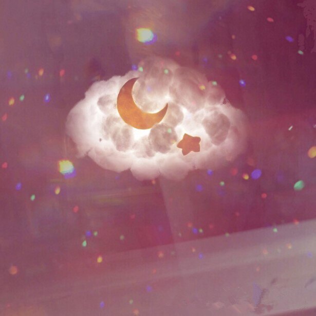 Lumière de nuage en forme de nuage en coton | kit de lampes mignonnes, faites à la main, faciles à transporter, pour adultes et enfants, lumière blanche