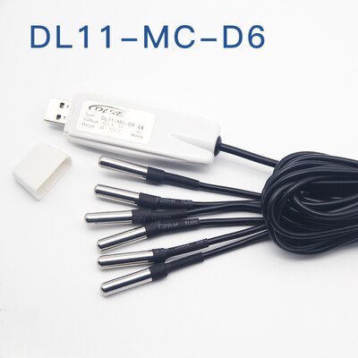 DL11-MC serial port USB temperature sensor MODBUS transmitter Industrial waterproof and dustproof High precision probe: DL11-MC-D6