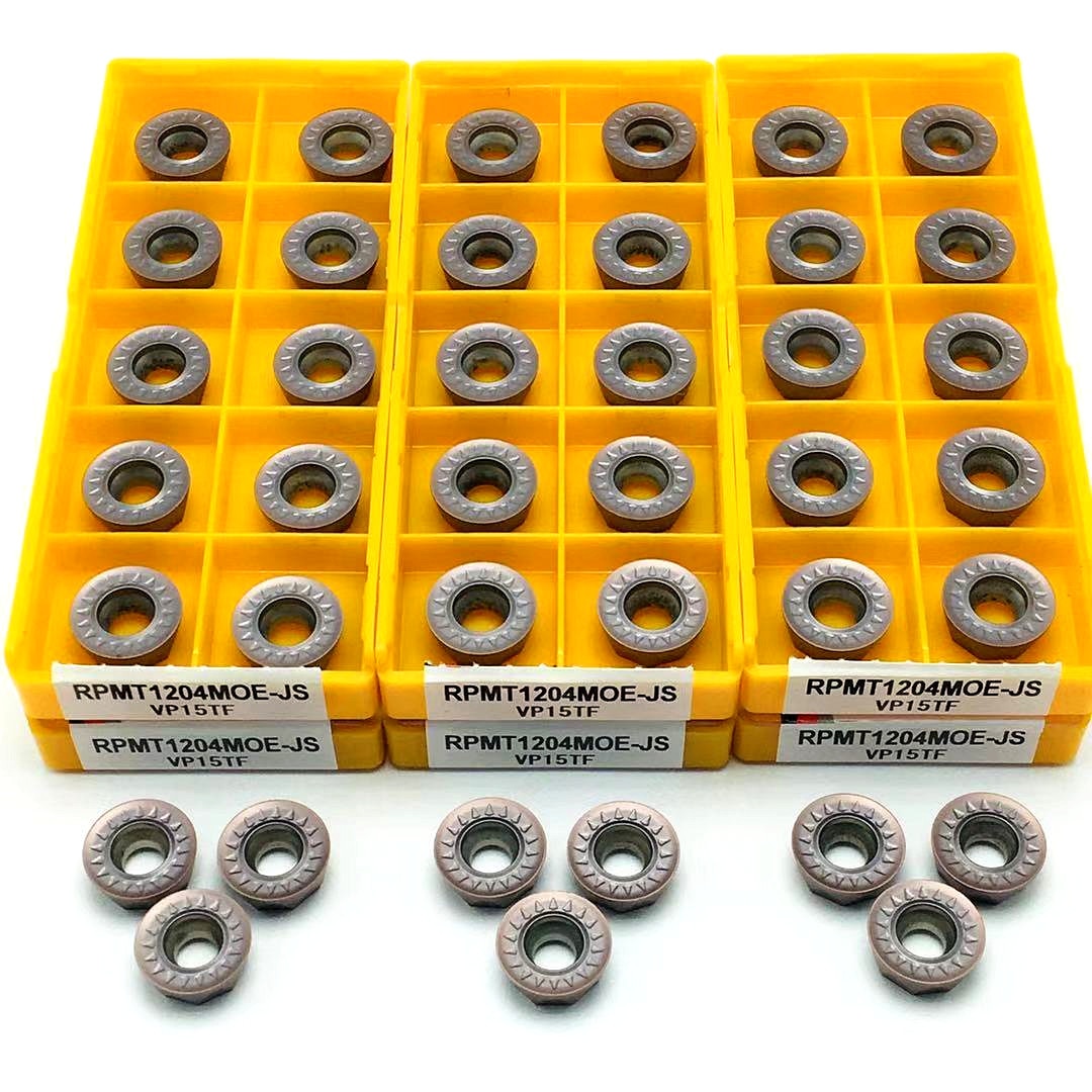 RPMT1204 RPMW1003 RPMT10T3MO E JS VP15TF inner round carbide insert RPMT 1204CNC metal lathe tool RPMW