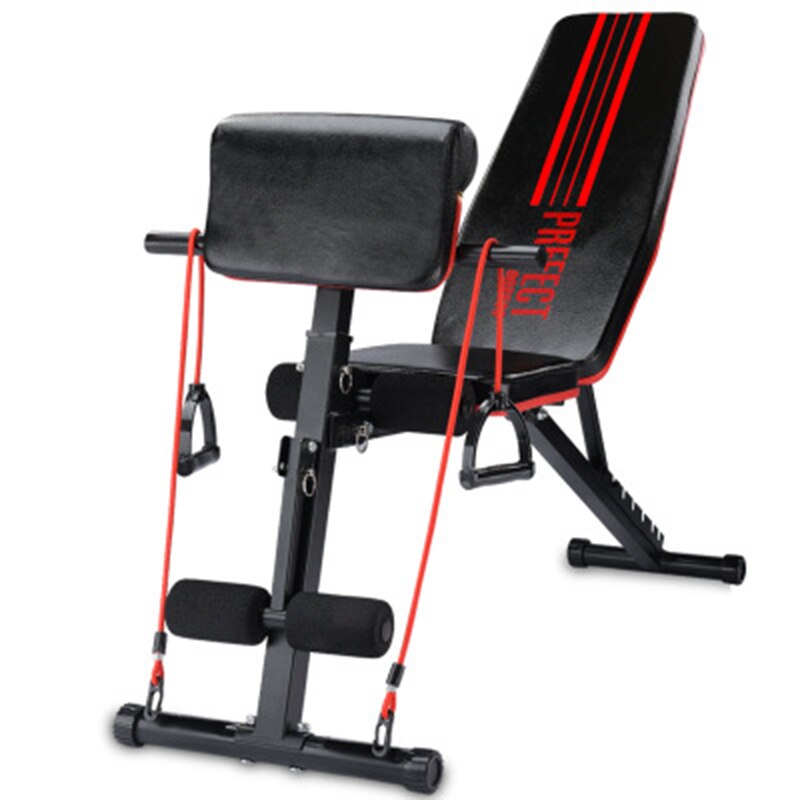 Multifunctional Home Foldable Adjustable Dumbbell Bench Gym Fitness Adjustable Bird Bench Exercise Fitness Chair Squat Machine
