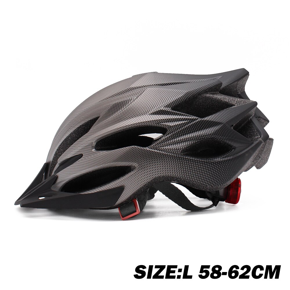 Casco de ciclismo de montaña para hombre y mujer, con luz y visera, para Cross-Country, XC trail: colour6