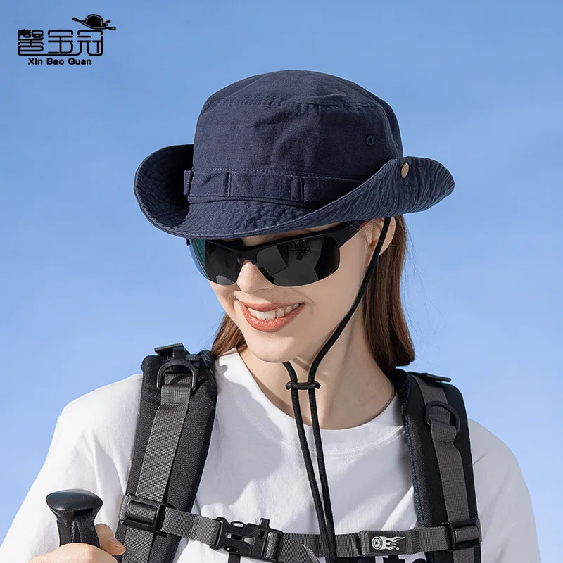 Gorras de cubo para mujeres y niñas, sombrero para el sol, protección UV, ala ancha, plegable, sombreros de pesca para playa de verano