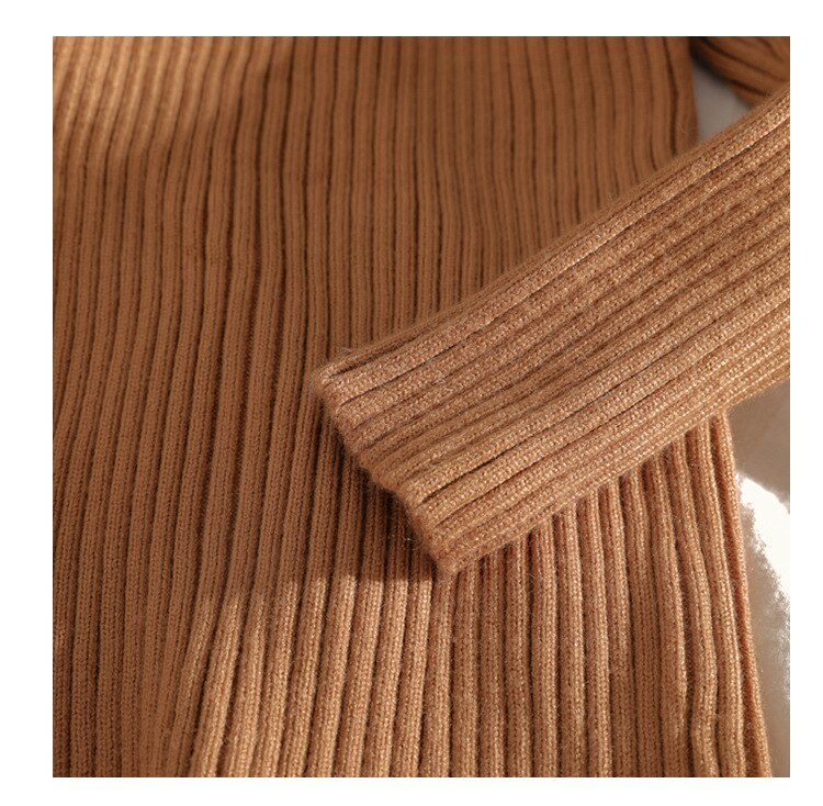 Babymeisjes trui meisjes truien effen coltrui jas jongens truien herfst gebreide kinderkleding meisjes trui pure kleur