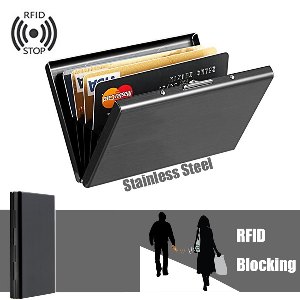 Creatieve Visitekaartje Case Roestvrij Staal Aluminium Houder Metalen Doos Cover Credit Mannen Visitekaarthouder Kaart Metalen Portemonnee
