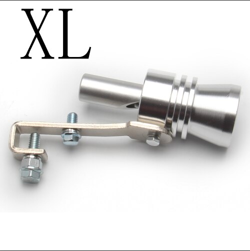 Amplificateur d'onde sonore pour Automobile, rénovation automobile, turbine, sifflet, tuyau d'échappement: silvery XL