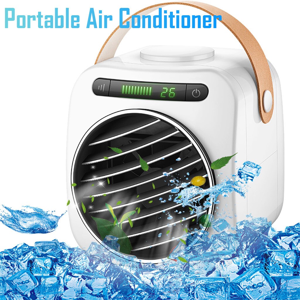 Portable Air Conditioner Personal Space Air Conditioner Mini Usb Personal Space Air Cooler Led 3 Speeds Aire Acondicionado
