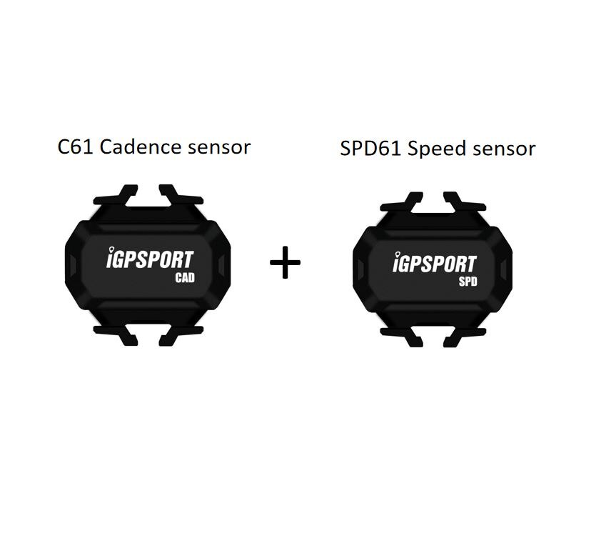 IGPSPORT prędkość roweru czujnik czujnik rytmu wioślarz Mrówka + akcesoria komputerowe czujnik C61 SPD6: C61 i SPD61
