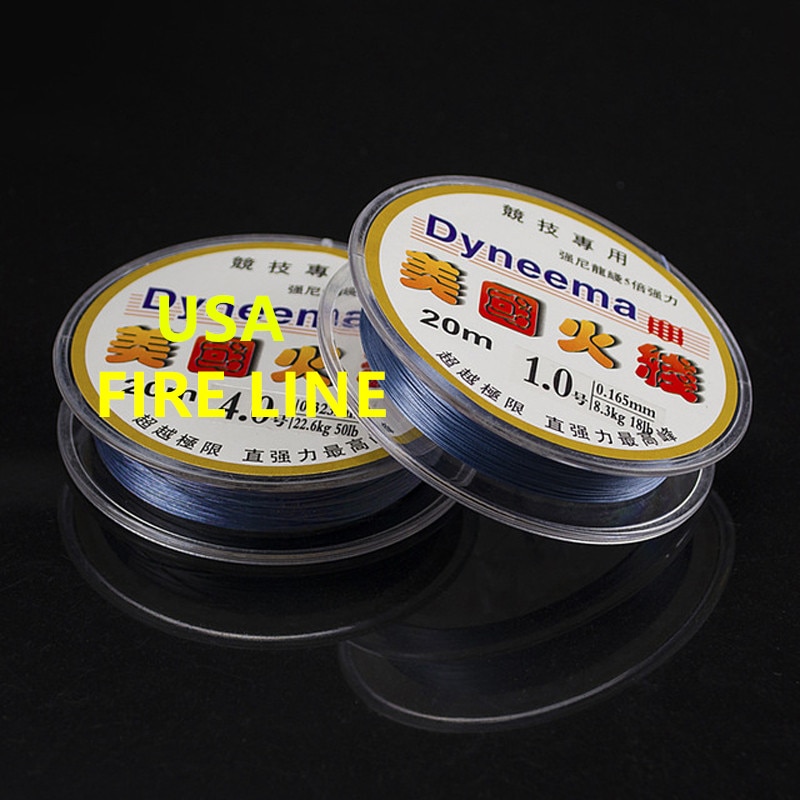 Feuer linie Verschmolzen flechten 300Meter Rauch 10.5LB-49.6lb Multifilament angelschnur für Perlen Pesca Bea USA Schusslinie