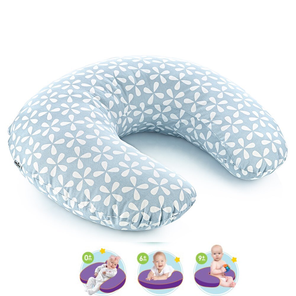 Babyjem coussin de soutien d'allaitement et de rembourrage doux-couleur bleu