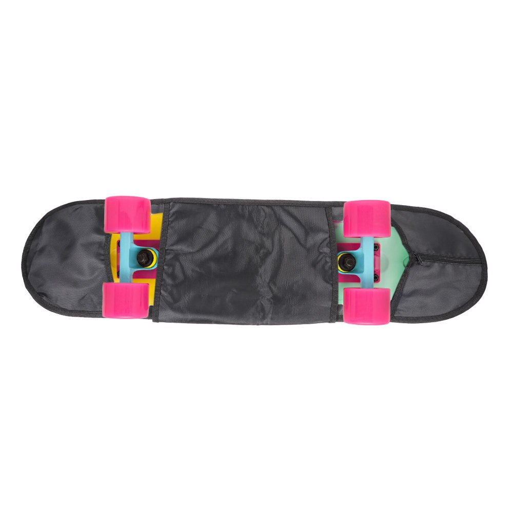 Longboard – sac à dos de transport multifonctionnel, pratique, pour Skateboard (noir)