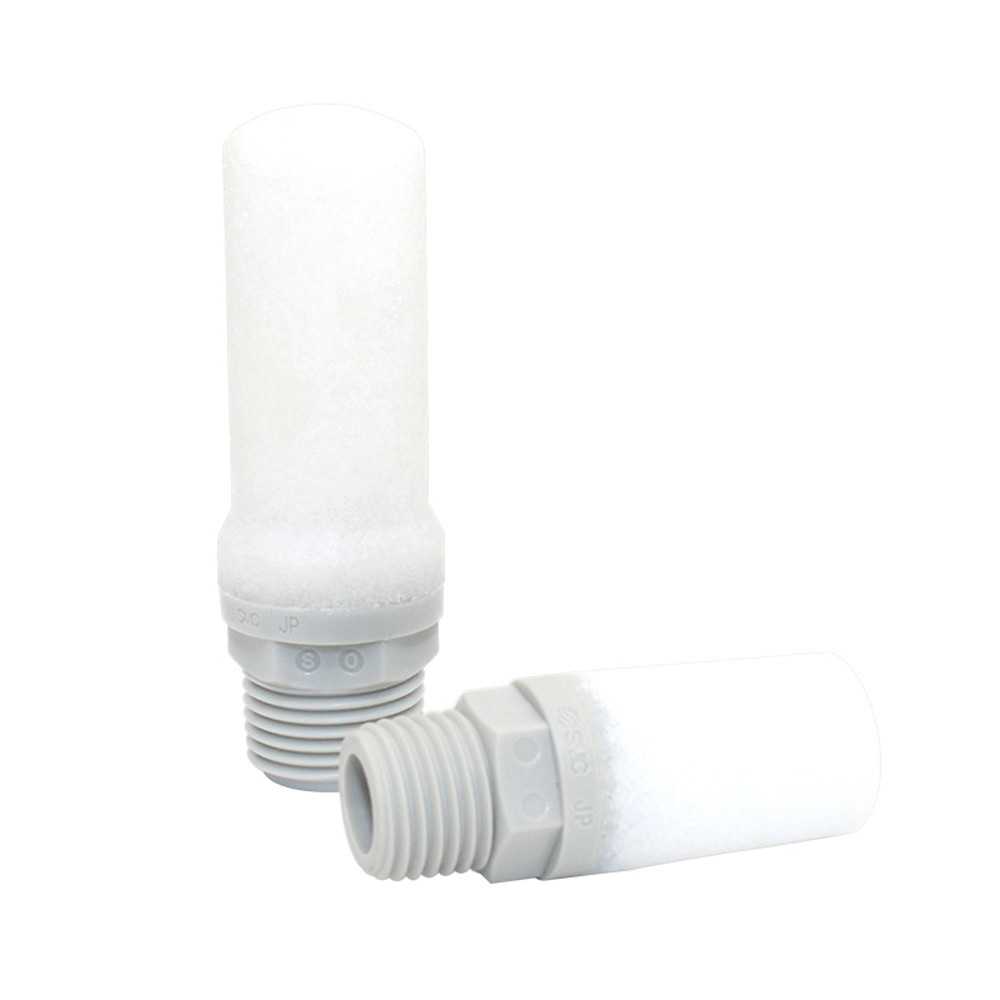 SMC-silenciador neumático de resina, AN10-01/AN20-02/AN30-03/AN40-04/AN500-06, rosca macho de 30dB, 1/8 &quot;, 1/4&quot;, 3/8 &quot;, 1/2&quot;, 3/4&quot;