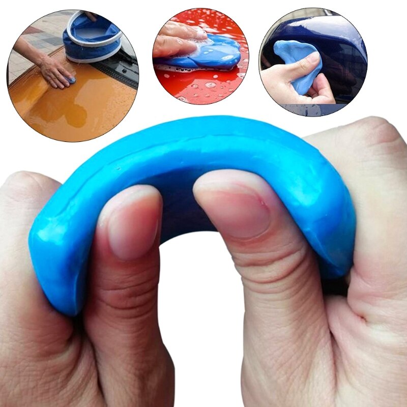 100g Car Wash Clay Automotive Clay Cleaner Detailing Sludge Mud Washer for Remove Car Body Glass Rust: Blue